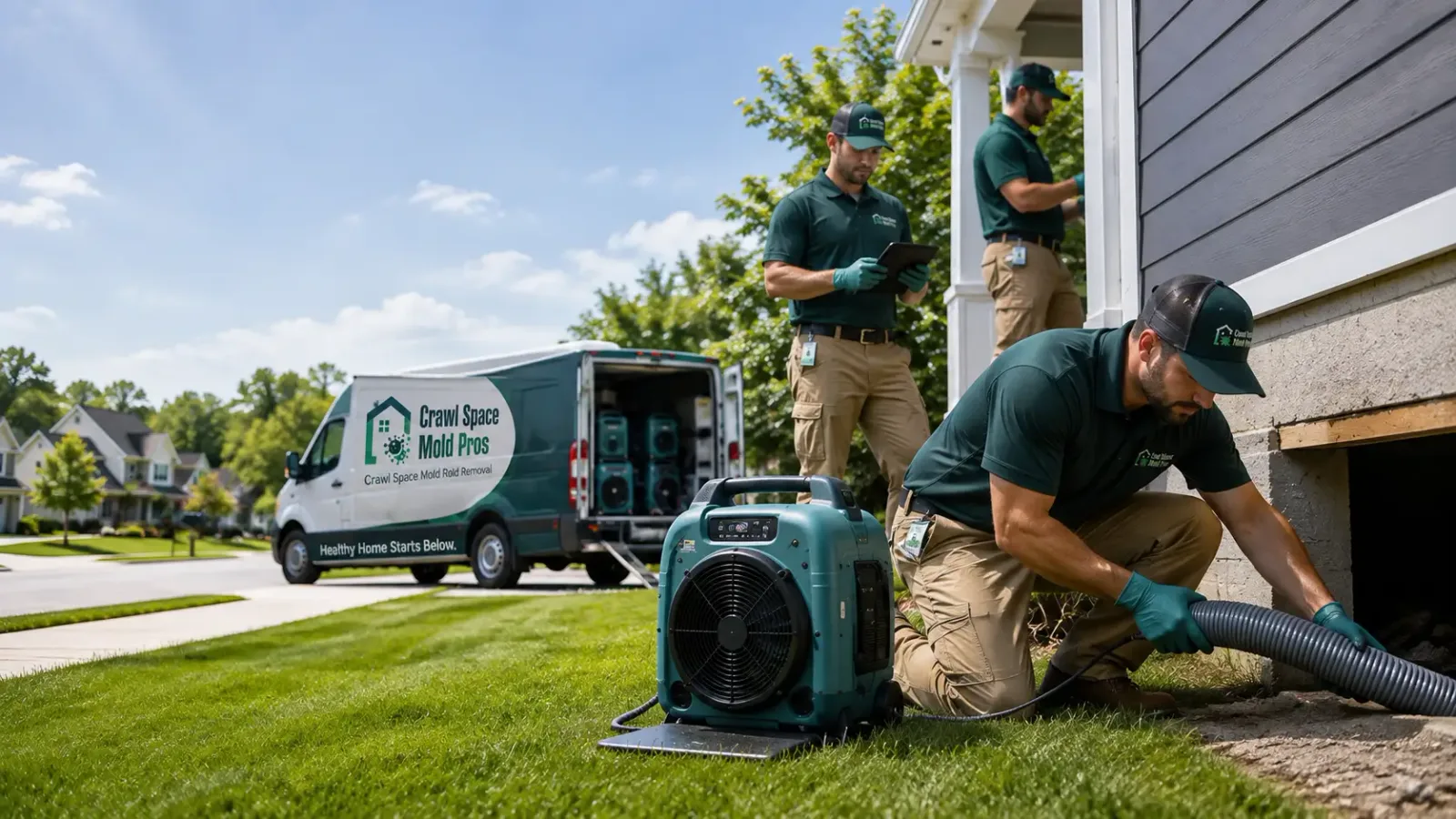 Crawl Space Mold Removal in Lena, WI